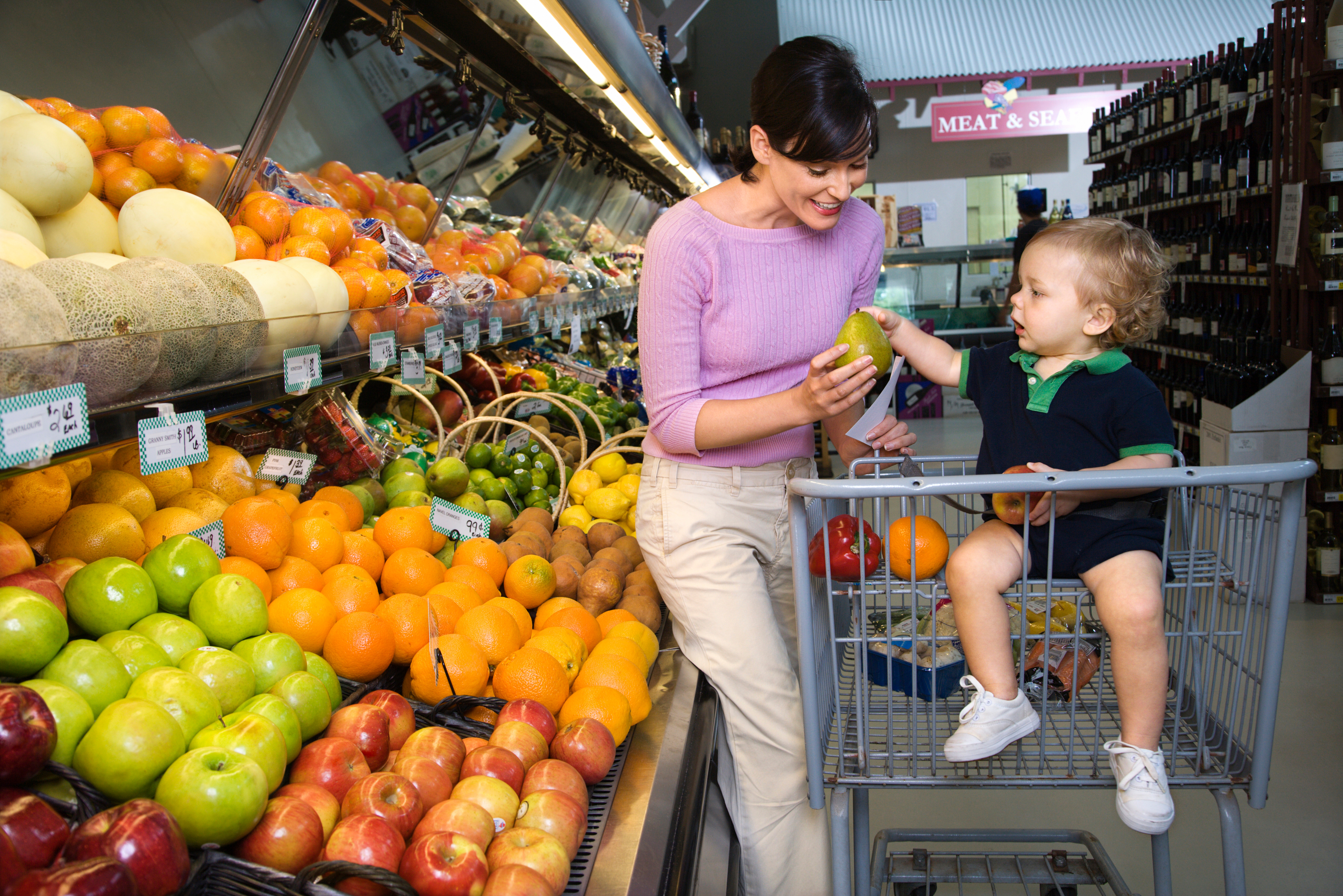 A is for Apple: What Kids Can Learn at the Grocery Store