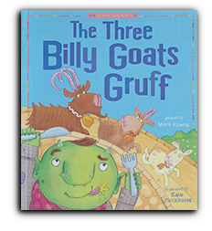 Point Out Print with The Three Billy Goats Gruff